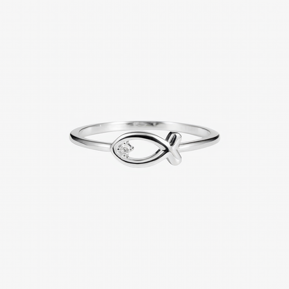 Jesus Fish Ring