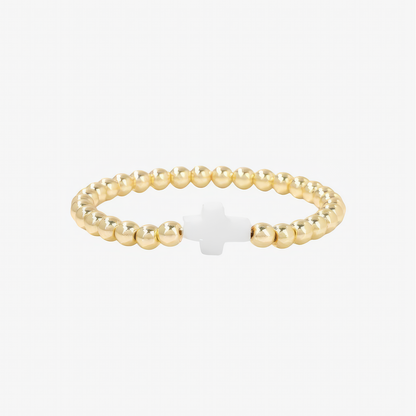 Gold Cross Bracelet