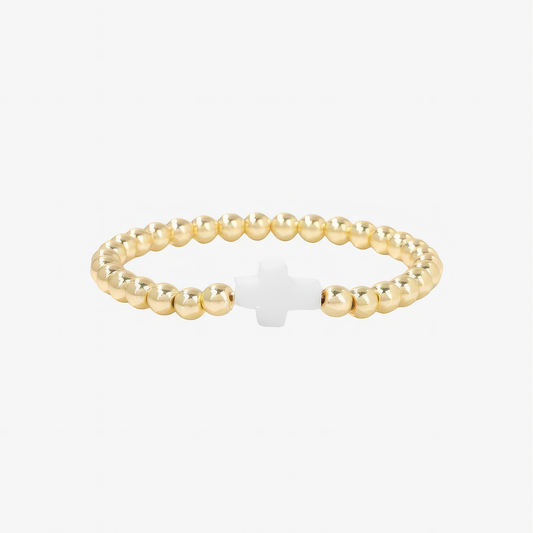 Gold Cross Bracelet