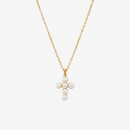 Halo Pearl Necklace